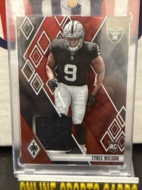 2023 Phoenix TYREE WILSON RC Jersey Patch Relic Red SP /125 Raider🔥🔥🔥🔥